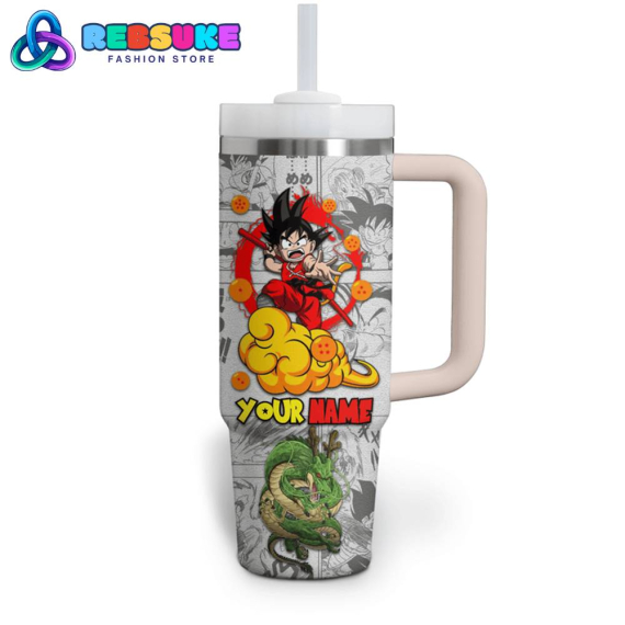 Dragon Ball Custom Name  Quencher 30oz Or 40oz Stainless Steel Tumbler With Handle HG