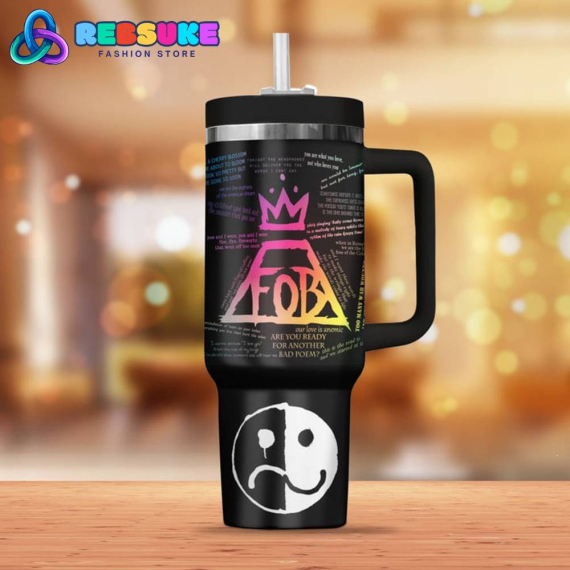 Fall Out Boy Band Quencher 30oz Or 40oz Stainless Steel Tumbler With Handle HG