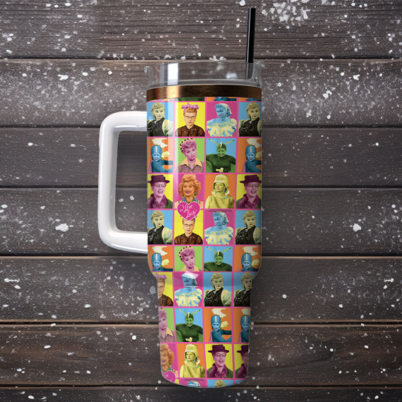 Corrie's colourful characters Film Custom  Quencher 30oz or 40oz Stainless Steel Tumbler With Handle,  Best gifts for Friend Family NVA