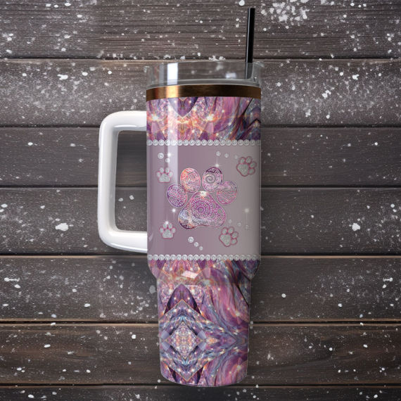 Artwork Custom Quencher 30oz Or 40oz Stainless Steel Tumbler With Handle HG
