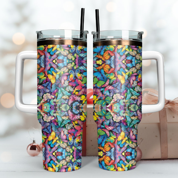 Karol G Music Custom  Quencher 30oz or 40oz Stainless Steel Tumbler With Handle,  Best gifts for Friend Family NVA