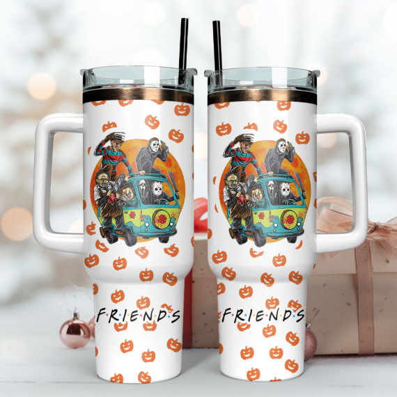 Horror Movie Characters Movie Custom Quencher 30oz Or 40oz Stainless Steel Tumbler With Handle HG