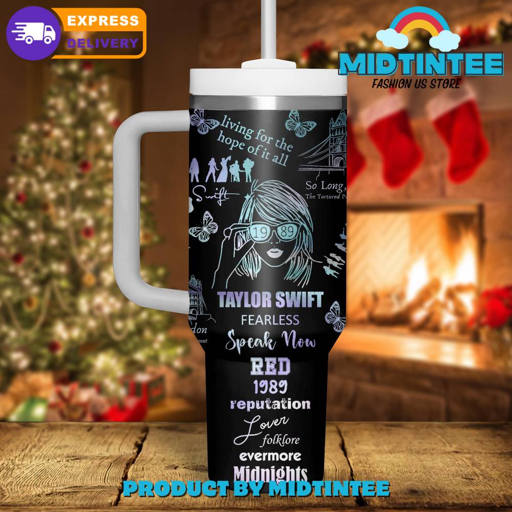 Taylor Swift Fearless Speak Now Gift for her,him, Birthday Xmas Halloween Gift 30oz or 40oz Tumbler LN