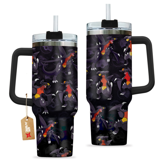 Garchomp Pokemon Anime Custom Quencher 30oz Or 40oz Stainless Steel Tumbler With Handle HG