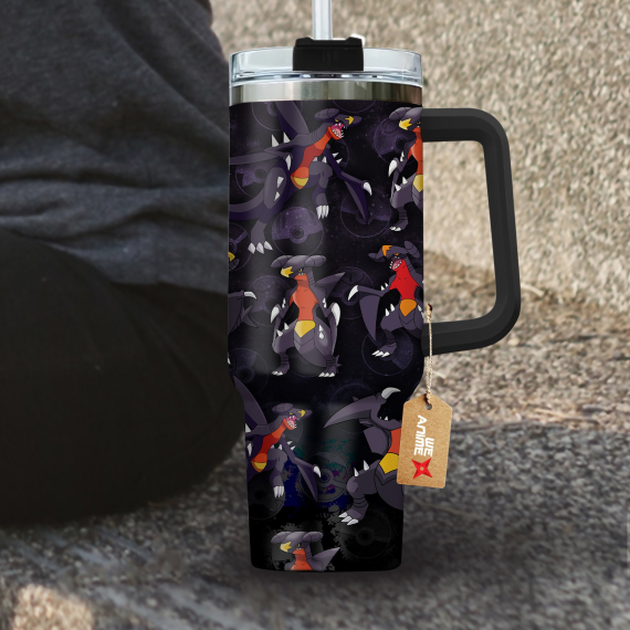 Garchomp Pokemon Anime Custom Quencher 30oz Or 40oz Stainless Steel Tumbler With Handle HG
