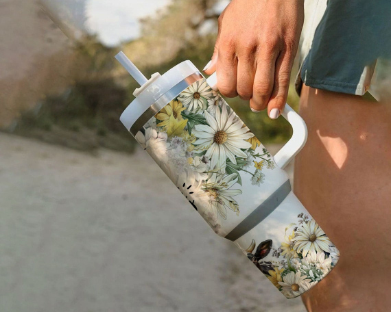 30oz or 40oz  Tumbler It's fine I'm Fine Everything Is Fine Quencher Tumbler Gift For Her Him Birthday Gift LN Cow Sarcastic quote Waterslide