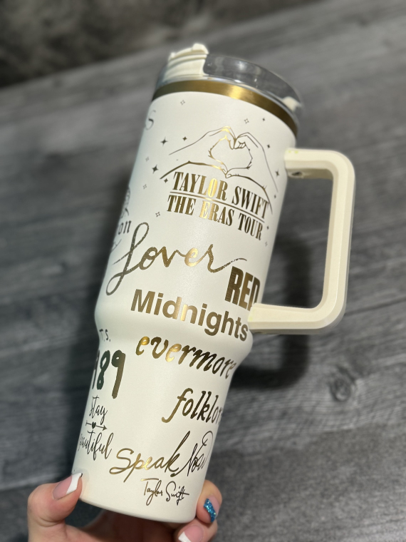 Swiftie The Eras Tour Taylor swift 30oz or 40oz Engraved Tumbler HG Gift For Fan Swifties