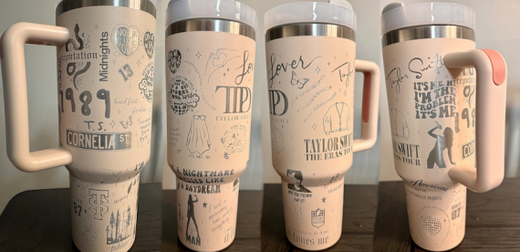 Taylor Swift Album 2024 The Tortured Poets Department Music Custom Swiftie University 30oz or 40oz  Engraved Tumbler HG Midnight Lover 1989
