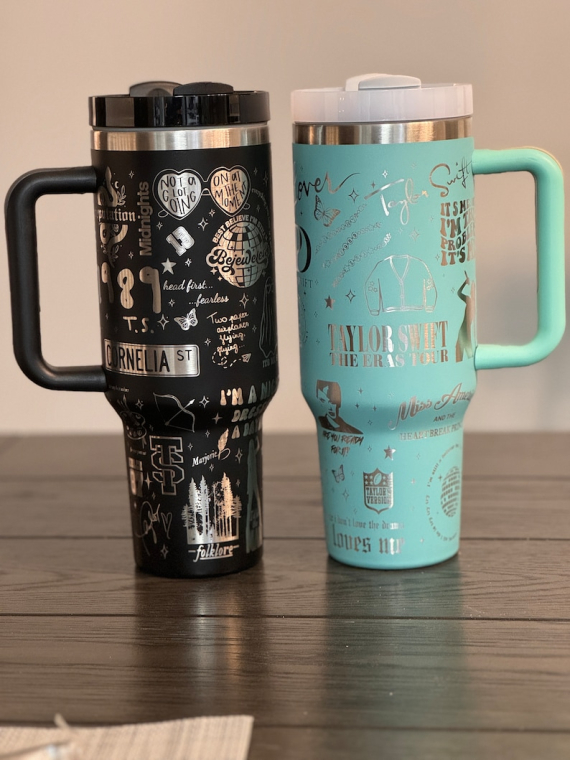 Taylor Swift Album 2024 The Tortured Poets Department Music Custom Swiftie University 30oz or 40oz  Engraved Tumbler HG Midnight Lover 1989