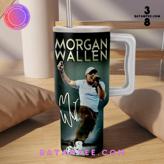 Morgan Wallen Music Custom Quencher 30oz or 40oz Stainless Steel Tumbler HG With Handle