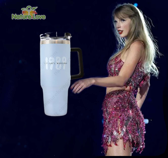 Taylor Swift 1989 Music Custom  Quencher 30oz or 40oz Stainless Steel Tumbler With Handle HG