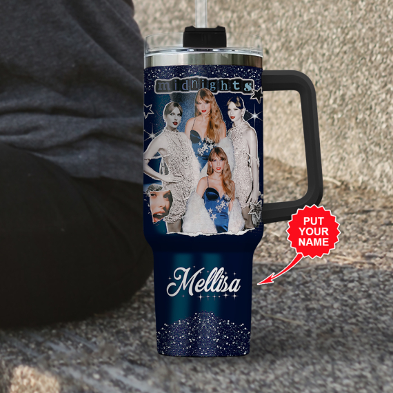 Taylor Swift Music Custom Stanley Quencher 30oz or 40oz Stainless Steel Tumbler With Handle HG