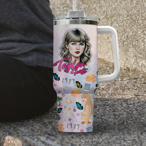 Taylor Swift Music Custom Quencher 30oz or 40oz Stainless Steel Tumbler HG With Handle