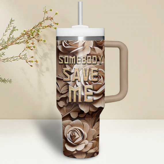 Jelly Roll Music Custom Stanley Quencher 30oz or 40oz Stainless Steel Tumbler With Handle HG
