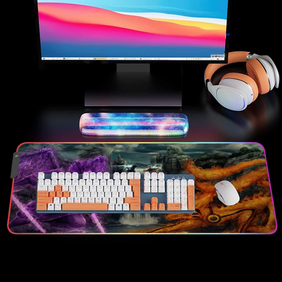 Anime Naruto Gaming RGB Mousepad Led Gaming Computer Accessories HG (Copy)