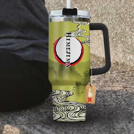 Gyomei Himejima Kimestu no Yaiba Demon Slayer  Anime Custom Quencher 30oz or 40oz Stainless Steel Tumbler With Handle HG