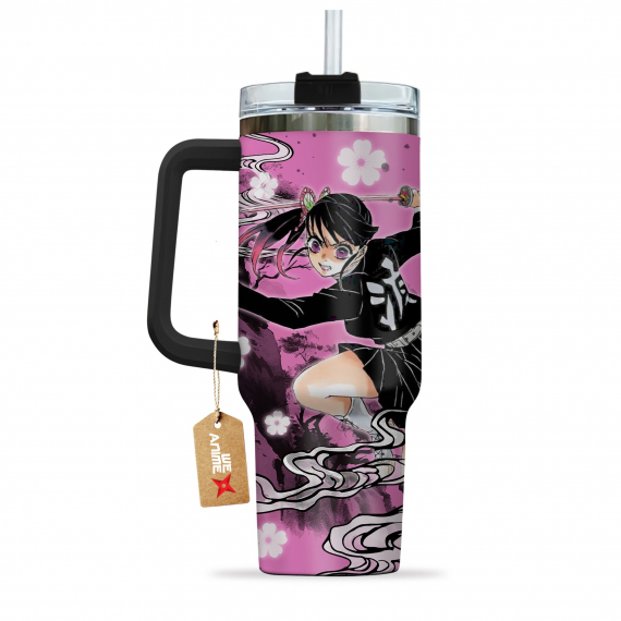 Kanao Tsuyuri Kimestu no Yaiba Demon Slayer  Anime Custom Quencher 30oz or 40oz Stainless Steel Tumbler With Handle HG