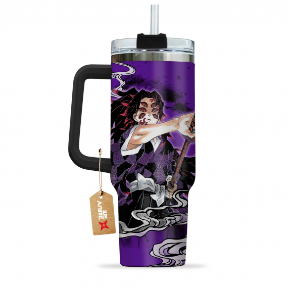 Kokushibo Kimestu no Yaiba Demon Slayer  Anime Custom Quencher 30oz or 40oz Stainless Steel Tumbler With Handle HG