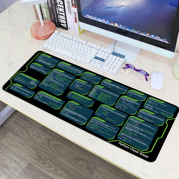 Python Cheat Sheet Mouse Mat HG