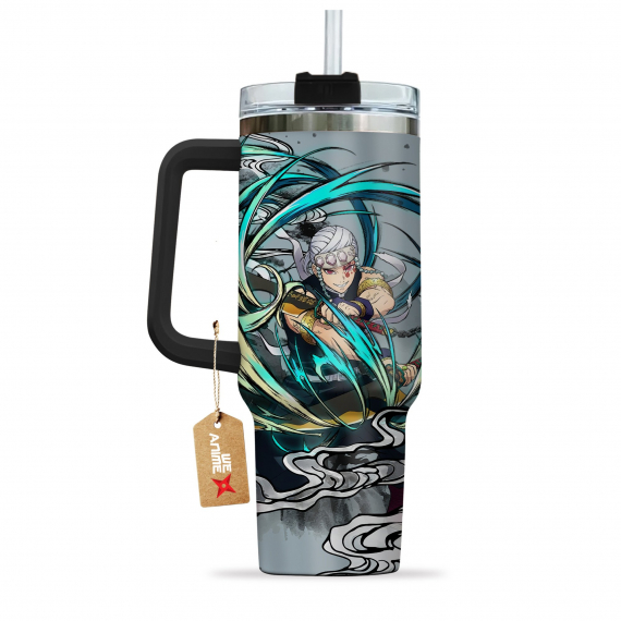 Tengen Uzui Kimestu no Yaiba Demon Slayer  Anime Custom Quencher 30oz or 40oz Stainless Steel Tumbler With Handle HG